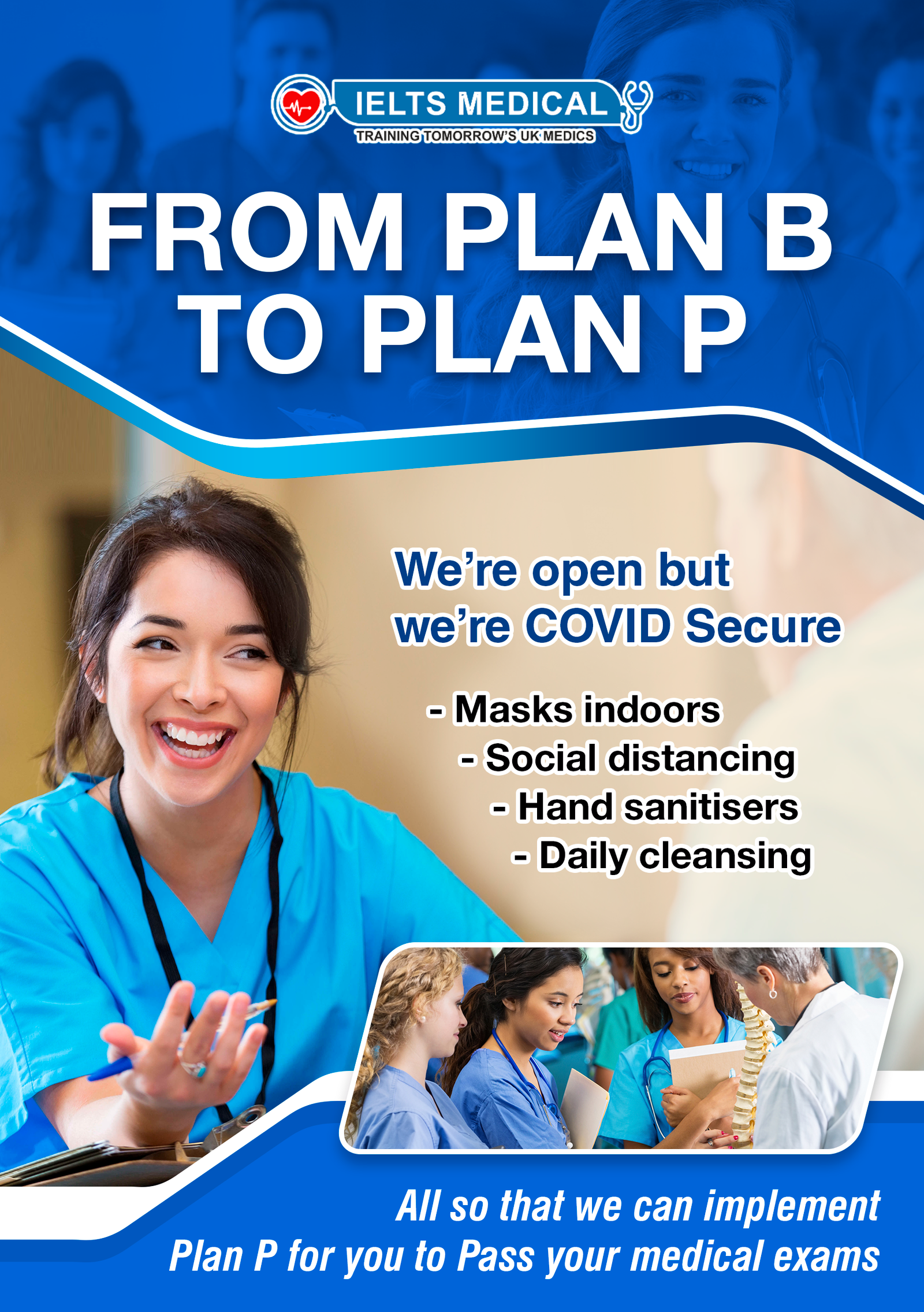 Plan B to Plan P - How We're Keeping You Safe and Helping You Pass...