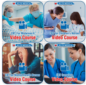 NMC CBT Video Courses includes NMC CBT Adult Nursing, NMC CBT Midwifery, NMC CBT Mental Health and NMC CBT Children's