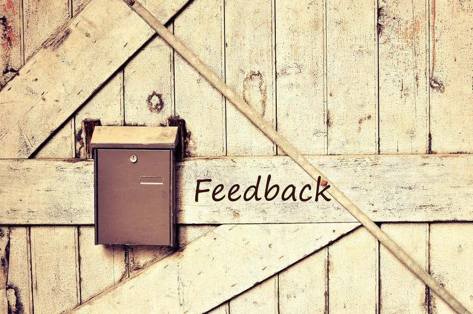 The importance of feedback from tutors