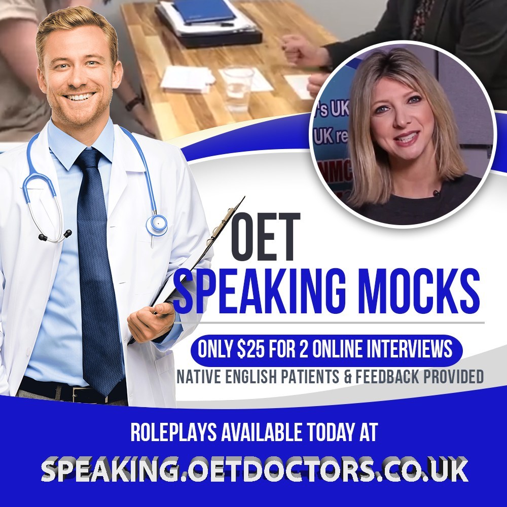 LIVE OET Speaking Practice