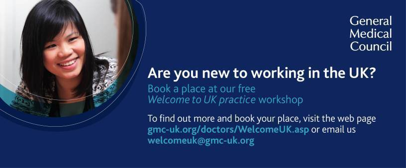 New GMC Welcome to UK Practice Courses for Doctors