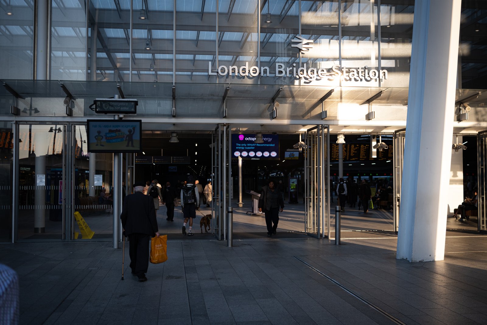 Travelling Through London Bridge Station 