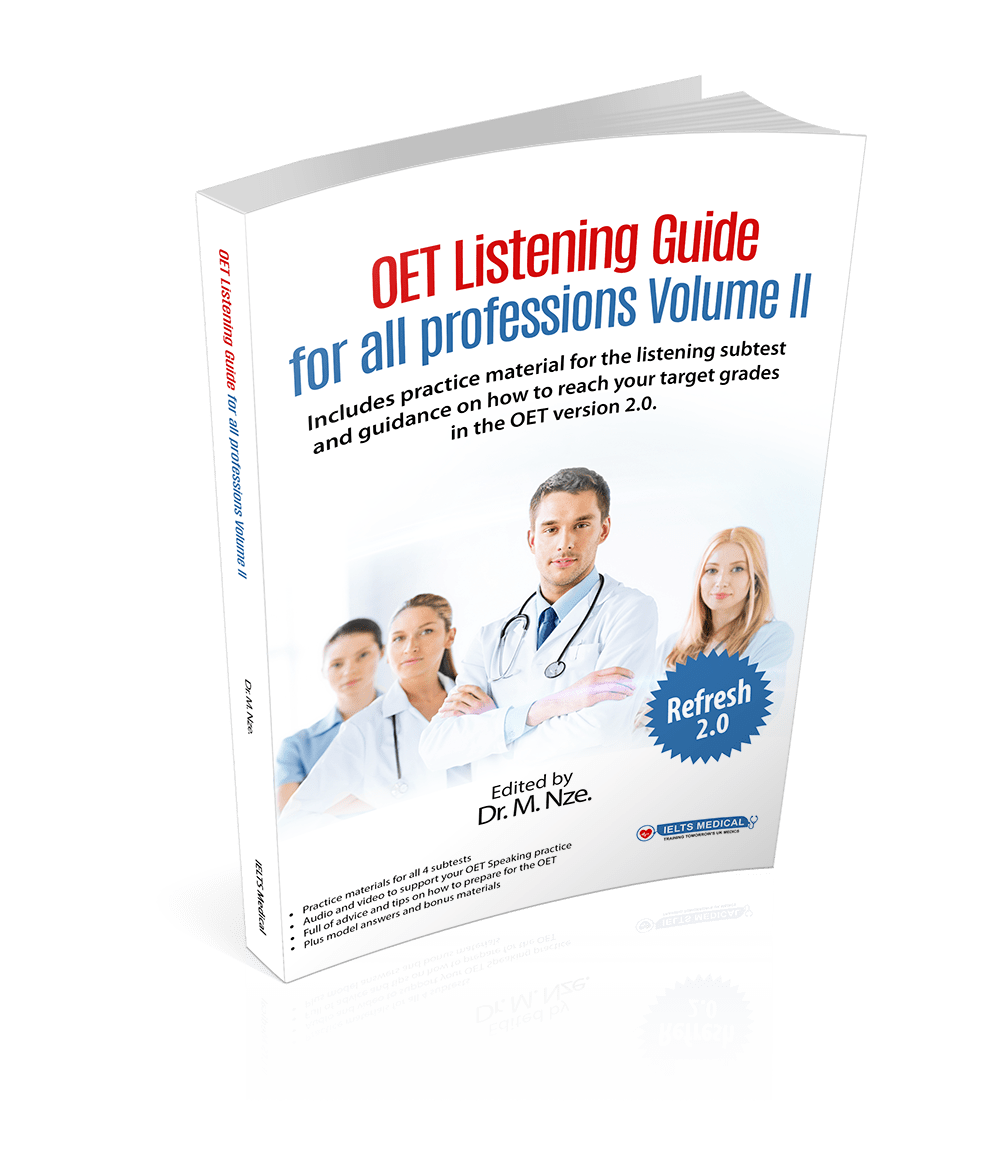 Spotlight on: OET Listening Guide Volume II Book for Occupational English Test