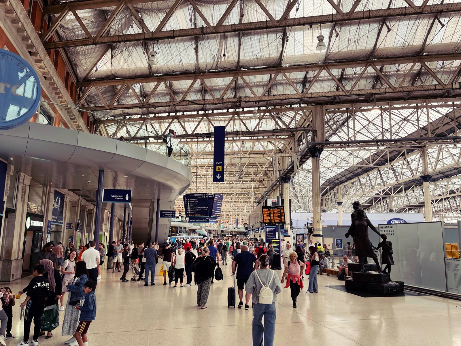 Travelling Through Waterloo Station